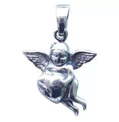 Anhänger - Engel mit Herz- 925 Silber 2,0g