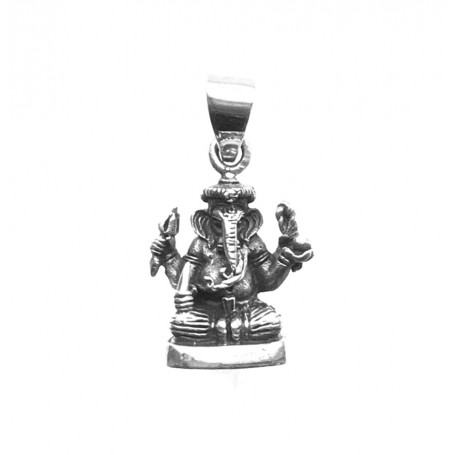 Anhänger "Ganesha" 2x2cm Silber 925 6