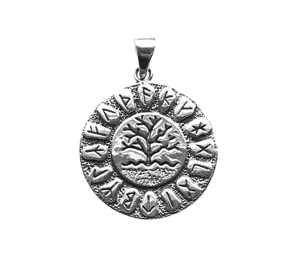 Anhänger "Runen Lebensbaum" Silber 925 3cm, 7,5g.