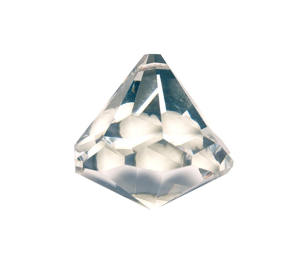 Kristall Diamantschliff 40mm, Glas "bleifrei"