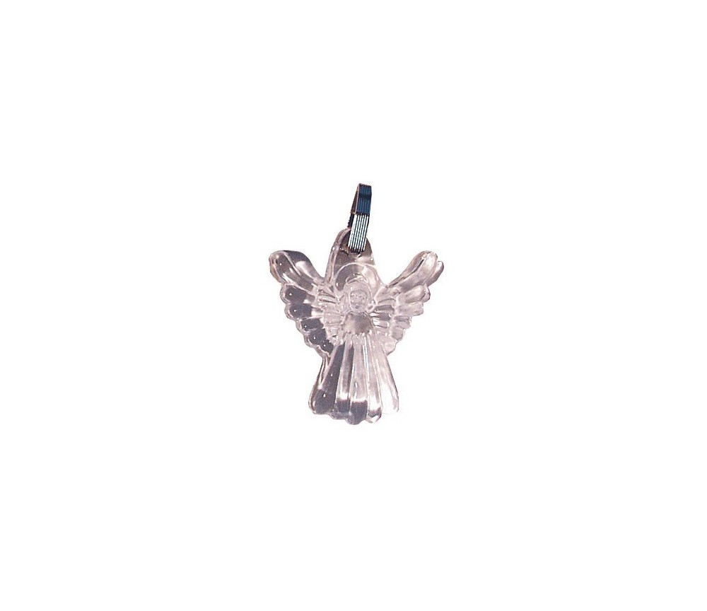 Kristall Glas Engel 40mm, Glas "bleifrei"