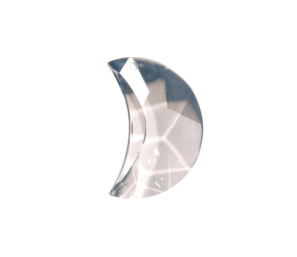 Kristall Mond 50mm, Glas "bleifrei"