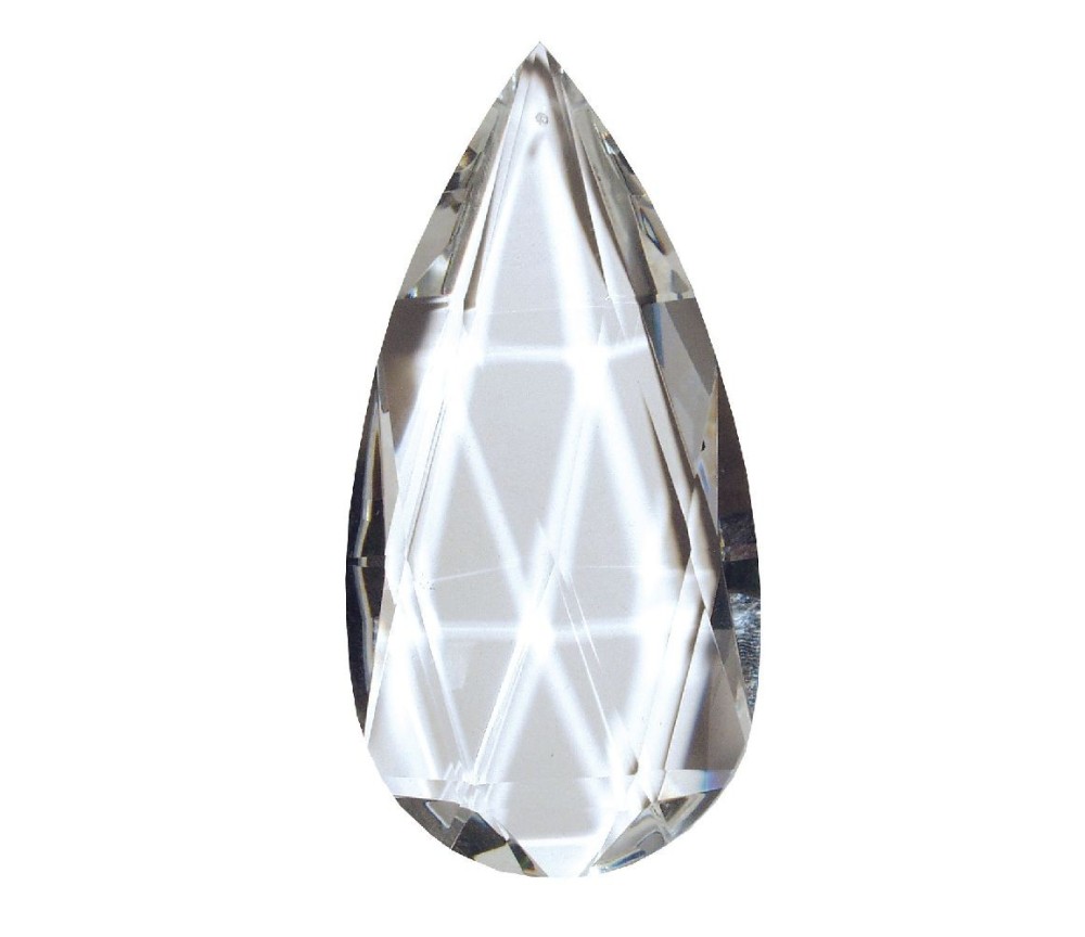 Kristall Drachenträne 114mm, Glas "bleifrei"