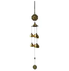 Klangspiel "Pakua / Kuan Yin mit Pagode" Metal, Kunststoff 8x55cm