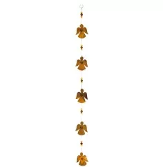 Herzengel Mobile Holz natur 65cm