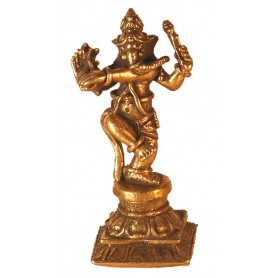 Ganesha tanzend Messing 3