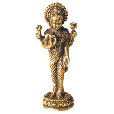 Lakshmi stehend Messing 3cm