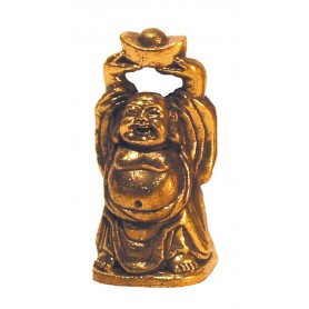 Lachender Buddha Messing 3cm
