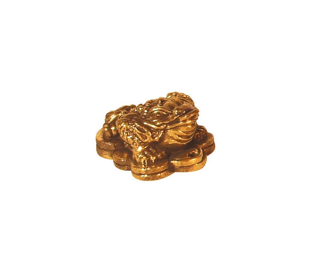 "Money Frog"  Messing 3cm