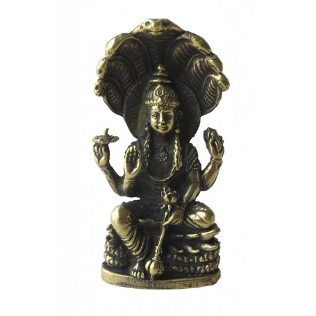 "Vishnu auf Thron" Messing 6cm