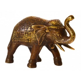 "Indischer Elefant" Messing antik 7x5cm