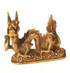 "Drache klein" Messing 4x3,5cm