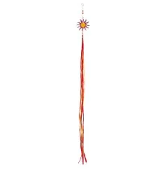 Feenwindspiel "Sonne" Fiberglas rot-orange -gelb