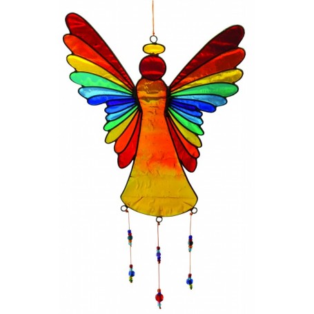 Suncatcher "Engel" Fiberglas bunt 40cm