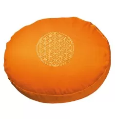 Meditationskissen mit Inlet "BDL" Baumwolle(80%), Polyester(20%) orange