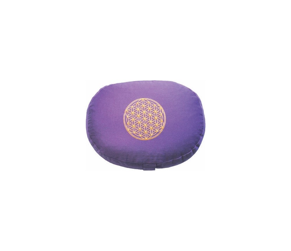 Meditationskissen mit Inlet "BDL" Baumwolle(80%), Polyester(20%) lila