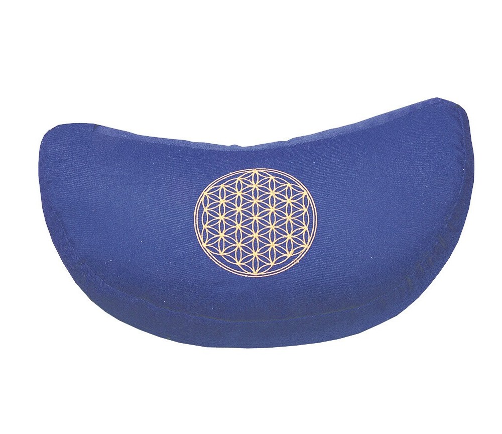 Meditationskissen mit Inlet "BDL" Baumwolle(80%), Polyester(20%) blau