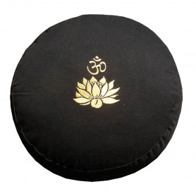 Meditationskissen mit Inlet "Lotus Om" Baumwolle(80%)