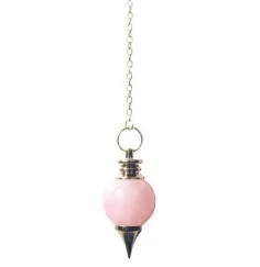 Pendel aus Rosenquarz 4,5cm
