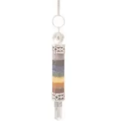 Pendel "Chakra" mit Laserkristall-Spitze 8cm