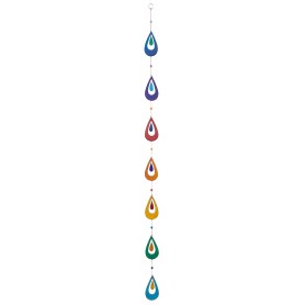 Suncatcher Fiberglas "7 Drops" multicolor