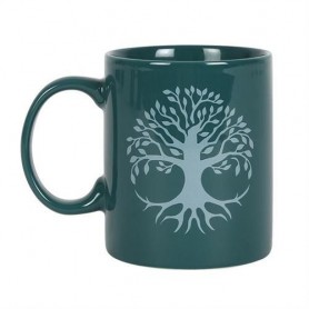 Kaffee-/ Teetasse "Tree of Life" Keramik 10xØ8cm