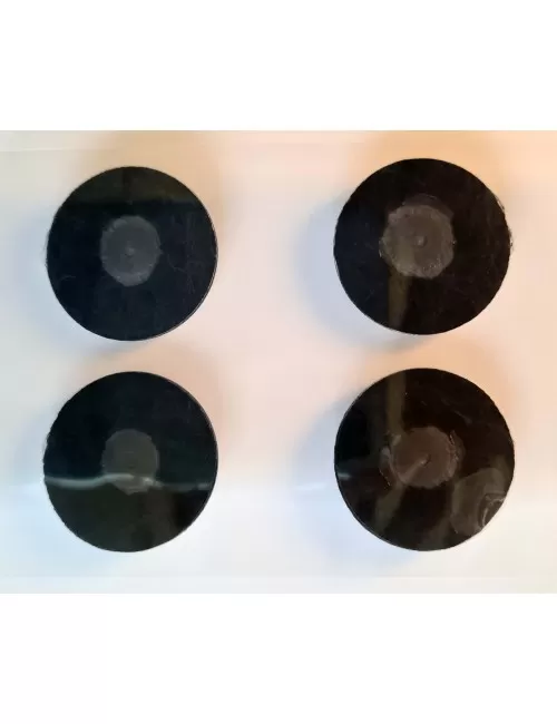 Klebe - Elektroden 4 er Pack (wie Original) rund - für Healy Gerät, TimeWaver, Elektro- & Tens- Stimulationsgeräte