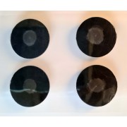 Klebe - Elektroden 4 er Pack (wie Original) rund - für Healy Gerät, TimeWaver, Elektro- & Tens- Stimulationsgeräte