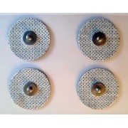 Klebe - Elektroden 4 er Pack (wie Original) rund - für Healy Gerät, TimeWaver, Elektro- & Tens- Stimulationsgeräte