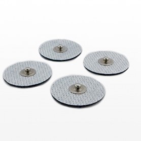 Klebe - Elektroden 4 er Pack (Original) rund - für Healy, TimeWaver, Elektro- & Tens- Stimulationsgeräte