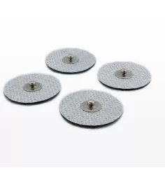 Klebe - Elektroden 4 er Pack (wie Original) rund - für Healy Gerät, TimeWaver, Elektro- & Tens- Stimulationsgeräte