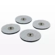 Klebe - Elektroden 4 er Pack (wie Original) rund - für Healy Gerät, TimeWaver, Elektro- & Tens- Stimulationsgeräte