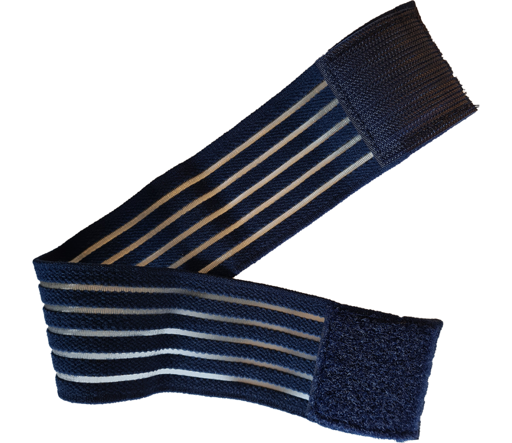 Fixier-, Klett-, & Befestigungsband elastisch - 40 x 5 cm - für Healy, TimeWaver, Elektro- & Tens- Stimulationsgeräte