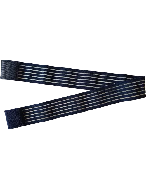 Fixier-, Klett-, & Befestigungsband elastisch - 80 x 5 cm - für Healy Gerät, MagHealy, Elektro- & Tens- Stimulationsgeräte