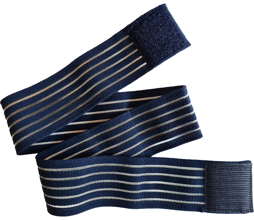 Fixier-, Klett-, & Befestigungsband elastisch - 80 x 5 cm - für Healy Gerät, MagHealy, Elektro- & Tens- Stimulationsgeräte