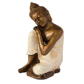 "Buddha ausruhend" Resin 18cm