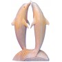 Die Partnerdelphine Holz natur 10cm