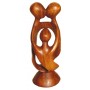 Familienfigur "family 3" Holz braun 20cm