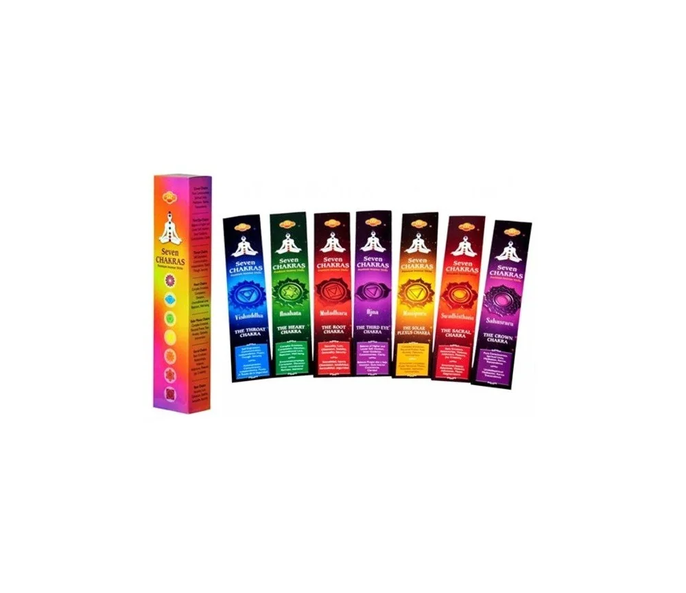 SAC "Seven Chakras" Set 7x5 Stäbchen
