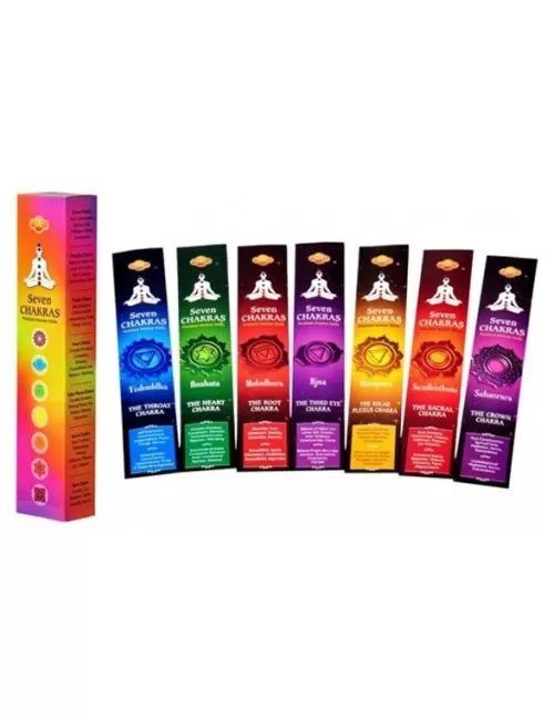 SAC "Seven Chakras" Set 7x5 Stäbchen