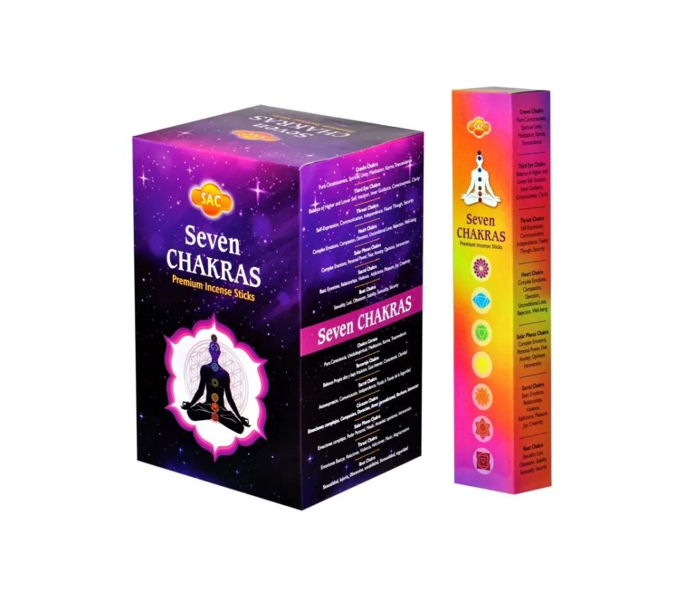 SAC "Seven Chakras" Set 7x5 Stäbchen