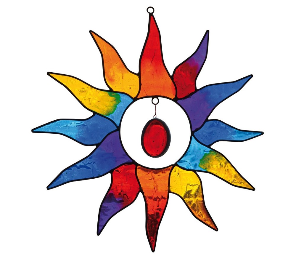 Suncatcher Sonne bunt 25cm