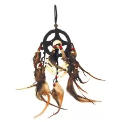 Traumfänger Mandella Leder 6cm