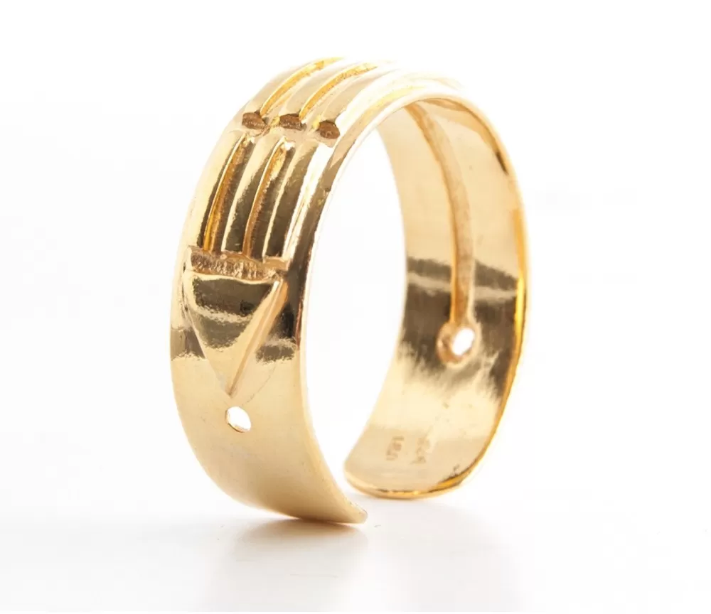 Ring - Atlantisring Damen vergoldet