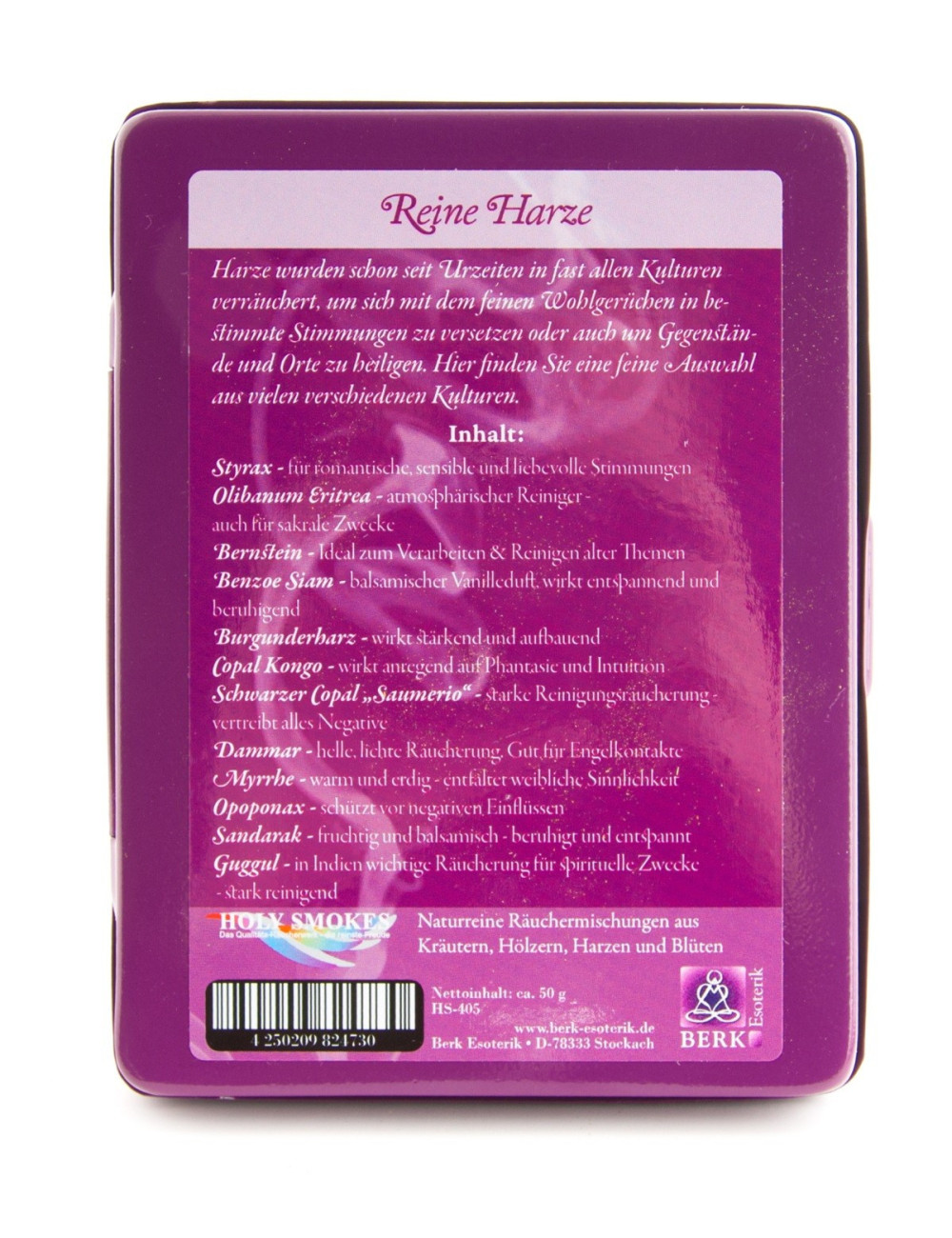 Räuchersortiment - Reine Harze - 12 Döschen