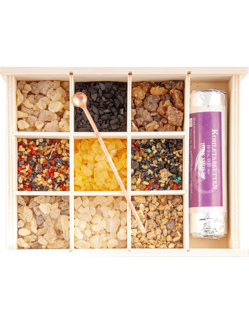 Räucherharz-Geschenksortiment - inkl. 9 verschiedenen Harzen