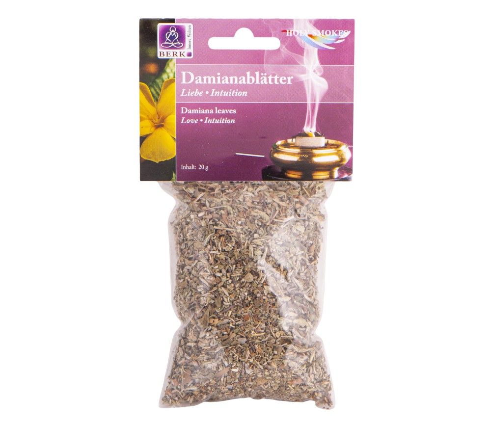 Holy Smokes - Räucherwerk in Tüten - Damianablätter