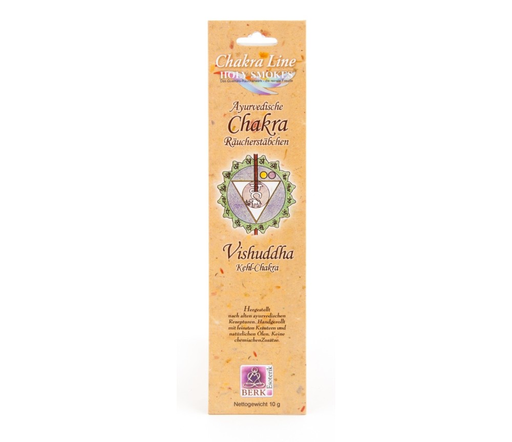 Holy Smokes - Räucherstäbchen Chakra - Kehl-Chakra (Vishuddha)