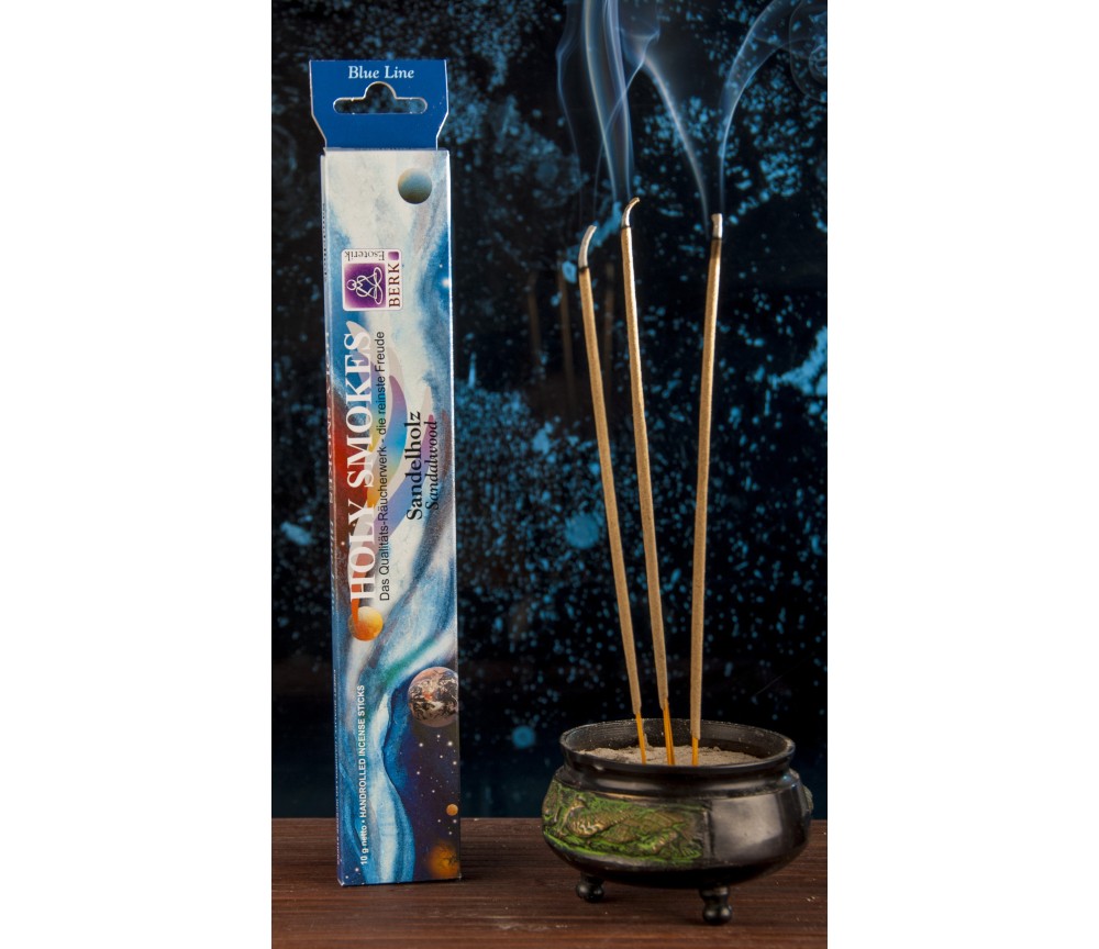 Holy Smokes - Räucherstäbchen - Blue Line - Sandelholz