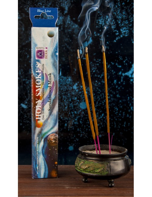 Holy Smokes - Räucherstäbchen - Blue Line - Sandelholz Moschus